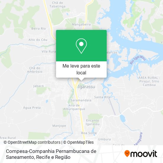 Compesa-Companhia Pernambucana de Saneamento mapa
