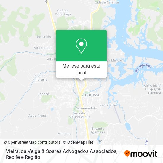 Vieira, da Veiga & Soares Advogados Associados mapa