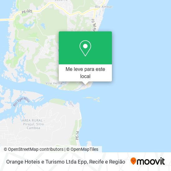 Orange Hoteis e Turismo Ltda Epp mapa