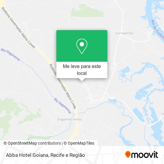 Abba Hotel Goiana mapa