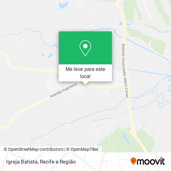 Igreja Batista mapa
