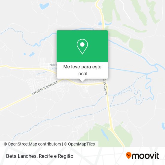 Beta Lanches mapa