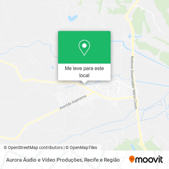 Aurora Áudio e Vídeo Produções mapa