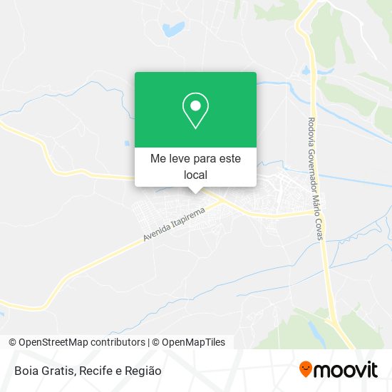 Boia Gratis mapa