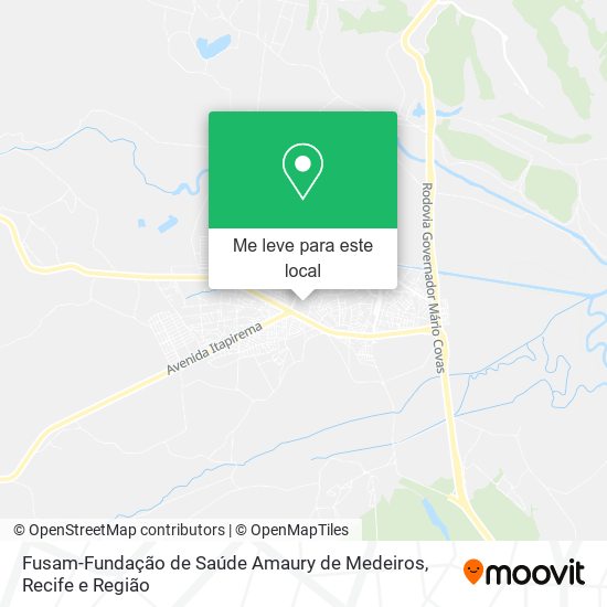 Fusam-Fundação de Saúde Amaury de Medeiros mapa