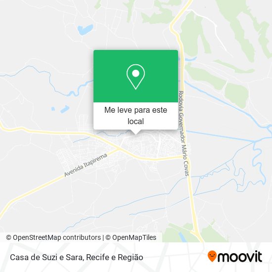 Casa de Suzi e Sara mapa