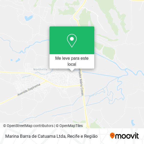 Marina Barra de Catuama Ltda mapa