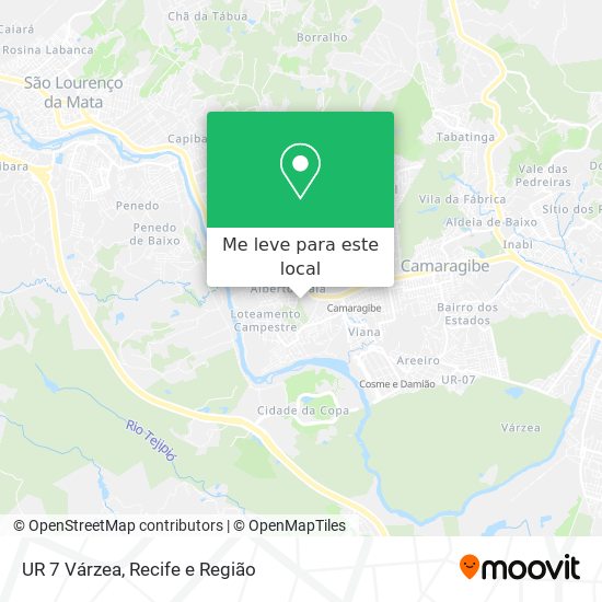 UR 7 Várzea mapa