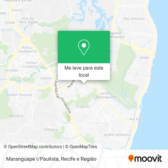 Maranguape I/Paulista mapa