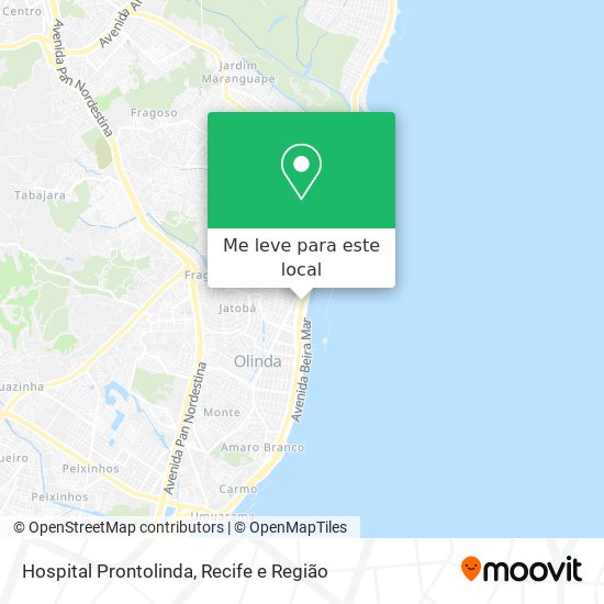 Hospital Prontolinda mapa