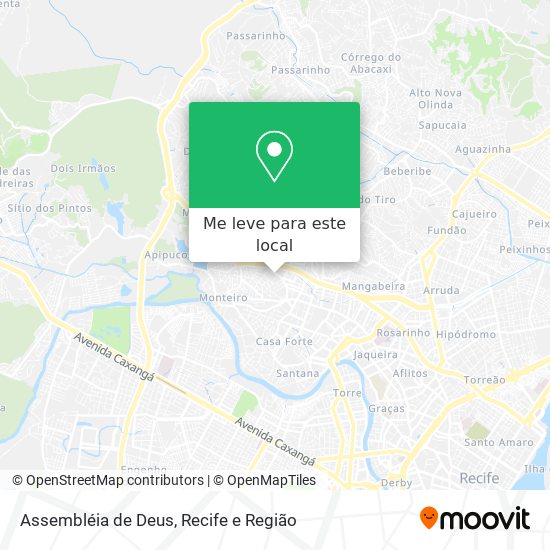 Assembléia de Deus mapa