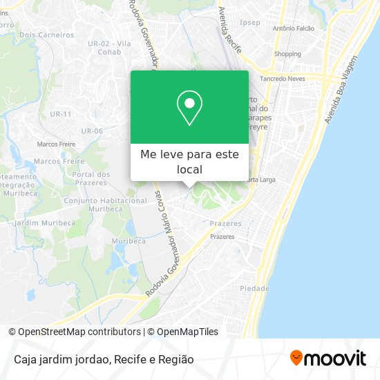 Caja jardim jordao mapa