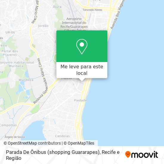 Parada De Ônibus (shopping Guararapes) mapa