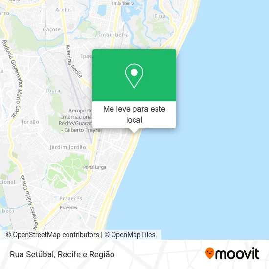 Rua Setúbal mapa