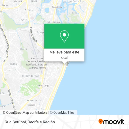 Rua Setúbal mapa