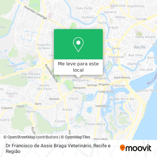 Dr Francisco de Assis Braga Veterinário mapa