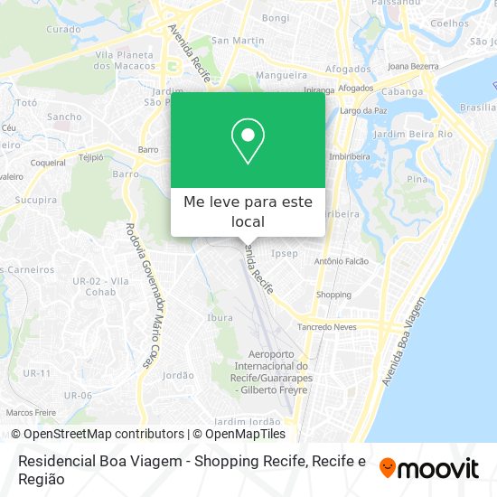 Residencial Boa Viagem - Shopping Recife mapa