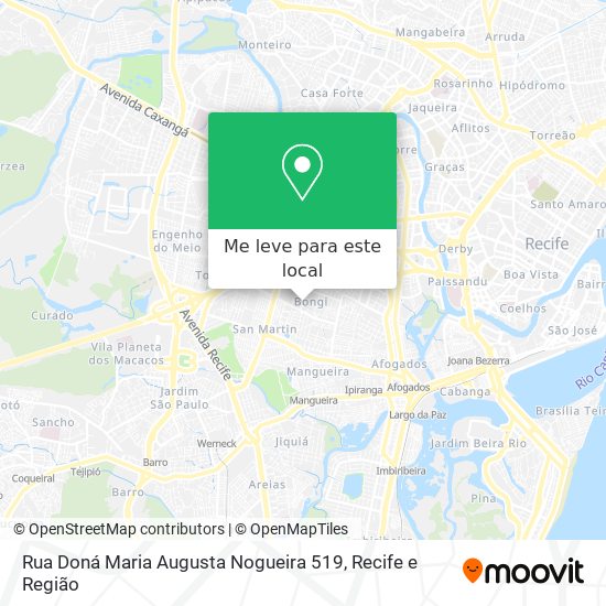 Rua Doná Maria Augusta Nogueira 519 mapa