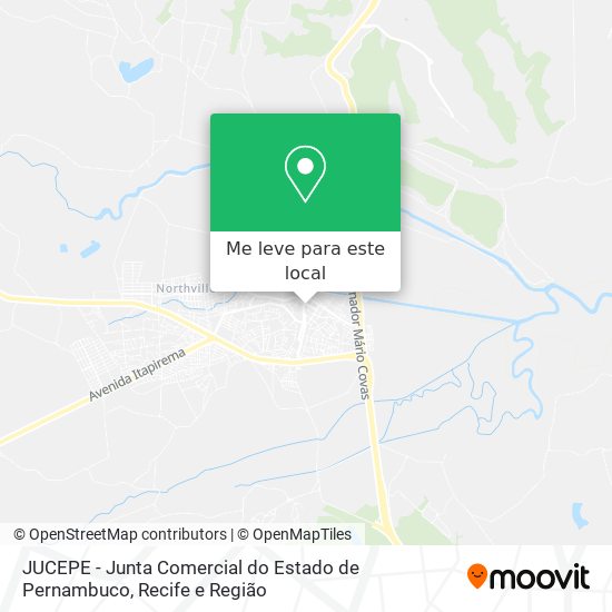 JUCEPE - Junta Comercial do Estado de Pernambuco mapa