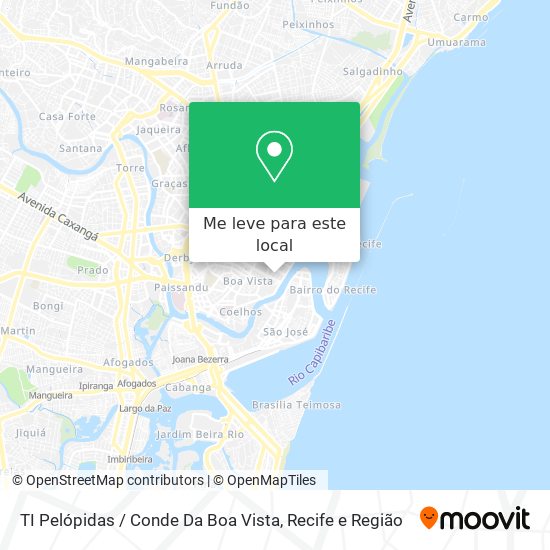 TI Pelópidas / Conde Da Boa Vista mapa