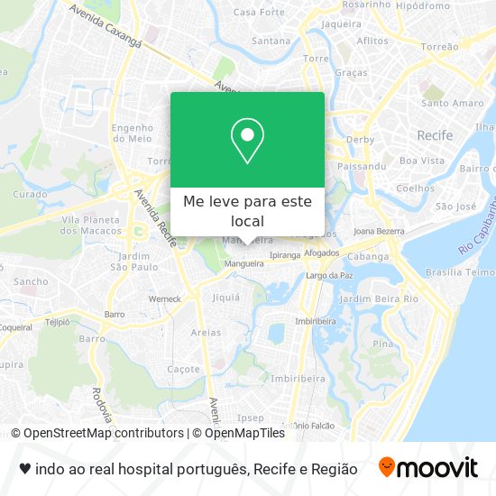 ♥ indo ao real hospital português mapa