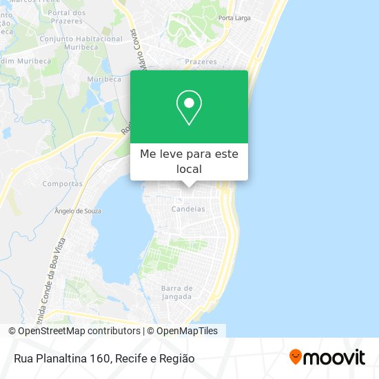 Rua Planaltina 160 mapa