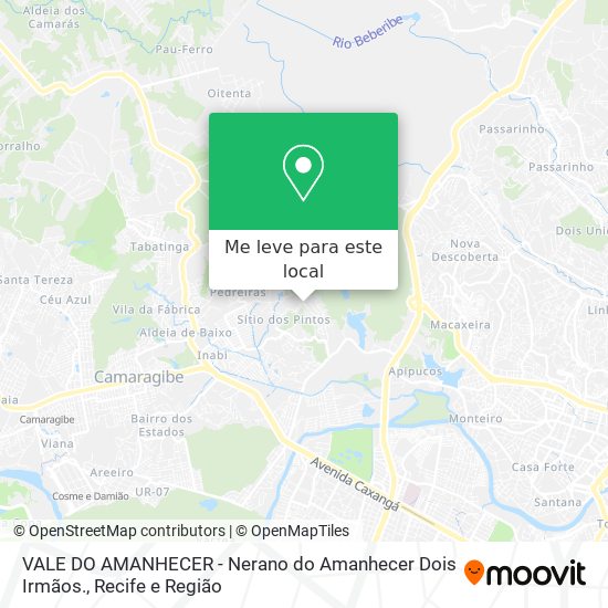 VALE DO AMANHECER - Nerano do Amanhecer Dois Irmãos. mapa