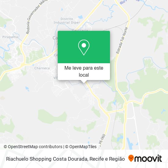 Riachuelo Shopping Costa Dourada mapa