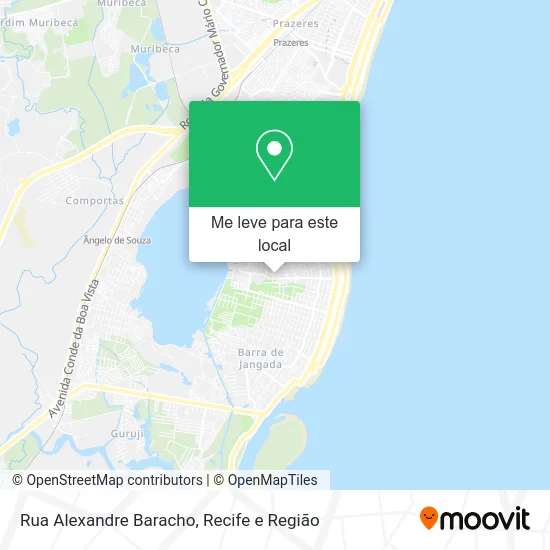 Rua Alexandre Baracho mapa