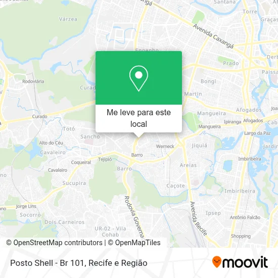 Posto Shell - Br 101 mapa