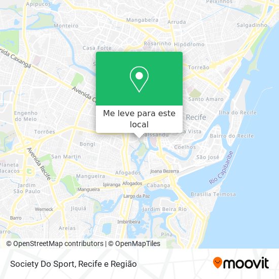 Society Do Sport mapa