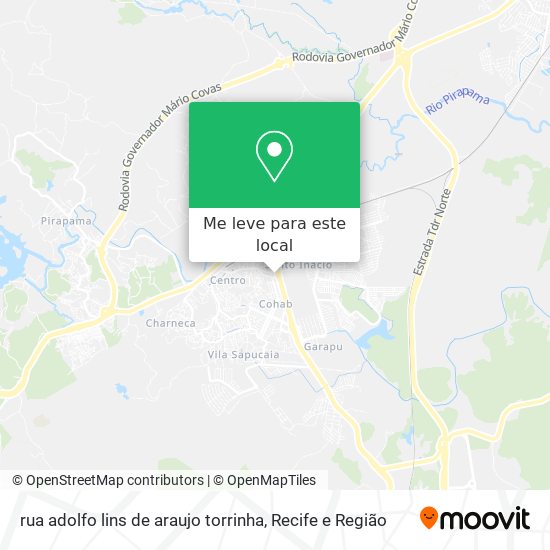 rua adolfo lins de araujo torrinha mapa