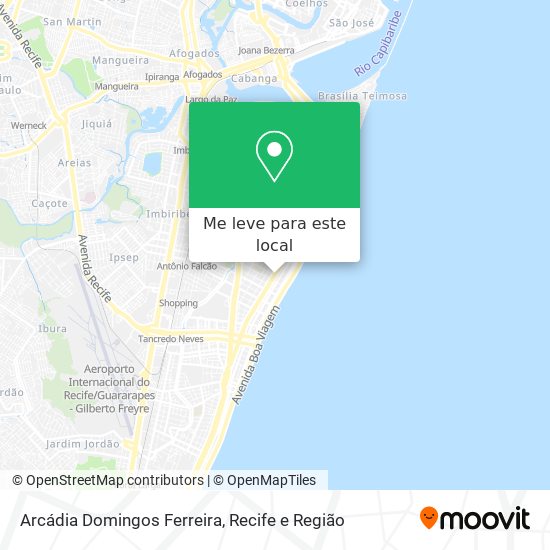 Arcádia Domingos Ferreira mapa