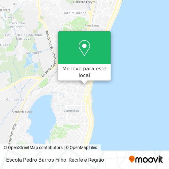 Escola Pedro Barros Filho mapa