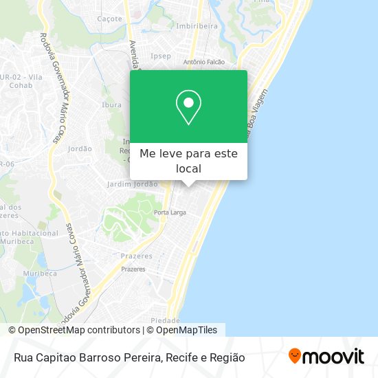 Rua Capitao Barroso Pereira mapa