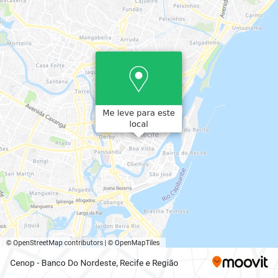Cenop - Banco Do Nordeste mapa