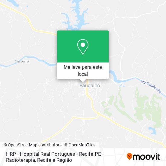 HRP - Hospital Real Portugues - Recife-PE - Radioterapia mapa