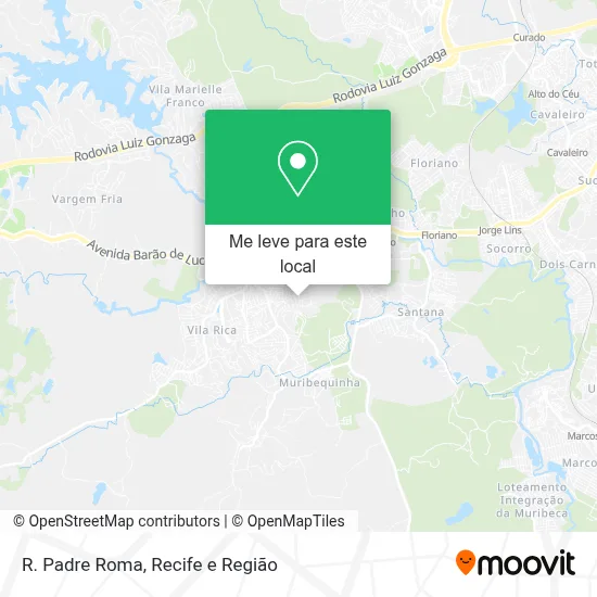 R. Padre Roma mapa