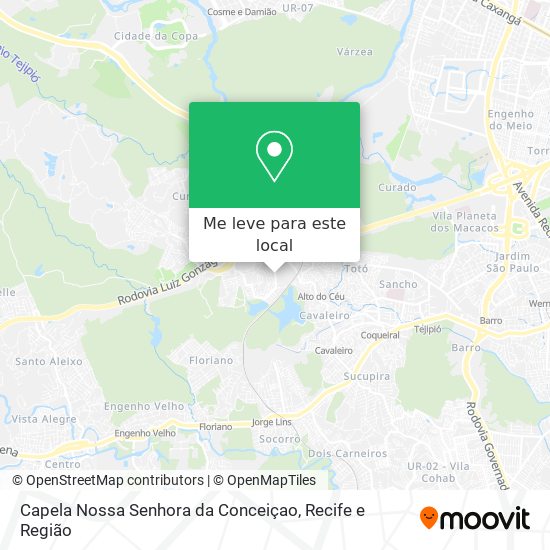 Capela Nossa Senhora da Conceiçao mapa