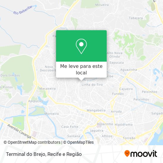 Terminal do Brejo mapa