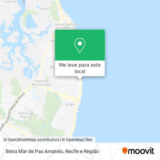 Beira Mar de Pau Amarelo mapa