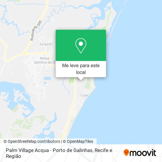 Palm Village Acqua - Porto de Galinhas mapa