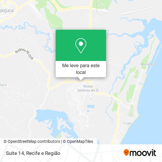 Suíte 14 mapa