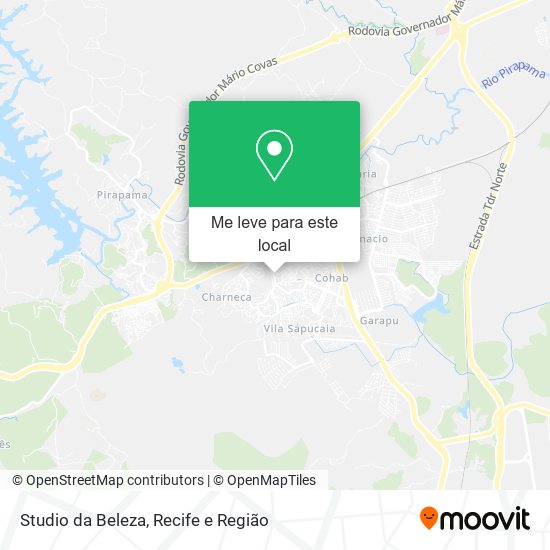 Studio da Beleza mapa
