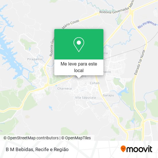 B M Bebidas mapa