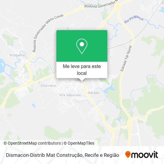 Dismacon-Distrib Mat Construção mapa