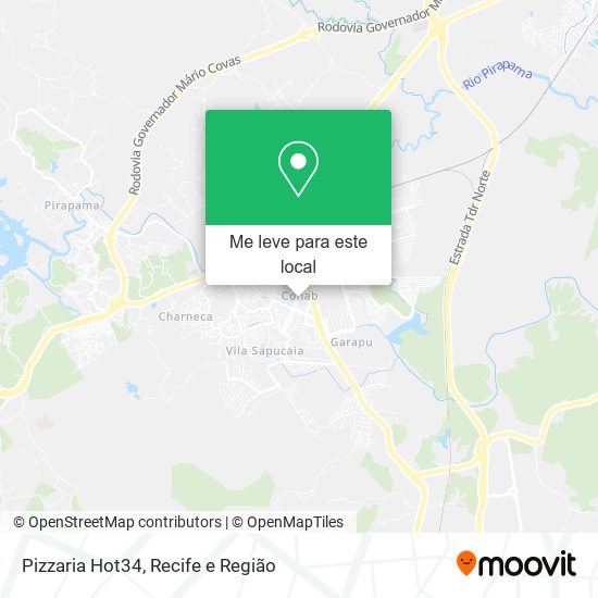 Pizzaria Hot34 mapa