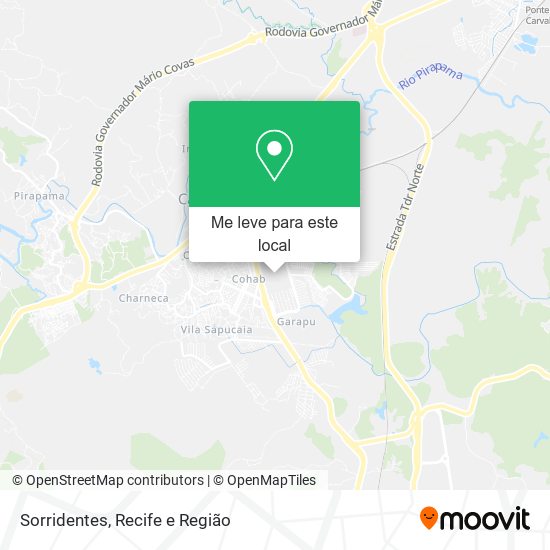 Sorridentes mapa