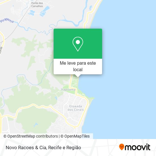 Novo Racoes & Cia mapa