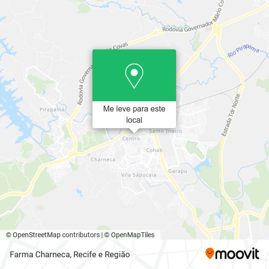 Farma Charneca mapa